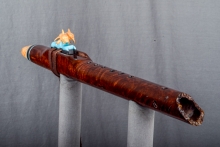 Redwood Burl Native American Flute, Minor, Mid A#-4, #N66C (7)
